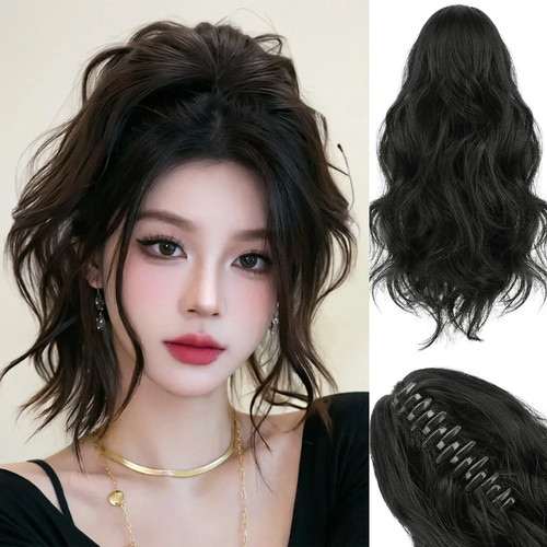 Wavy synthetic ponytail - 12,