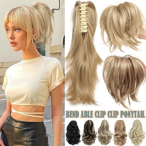 Claw ponytail piece clip - piece,