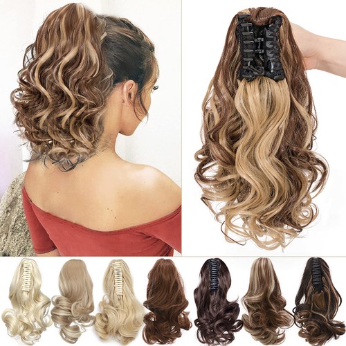 Extra thick claw ponytail fake - extra,